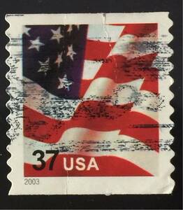  America stamp * star article flag 37 cent 2003 year 