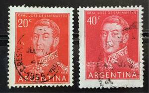  Argentina stamp 1956 year * Jose * Francis ko*te* sun * maru tin*i*ma Taurus Jos Francisco de San Martn1778 - 1850