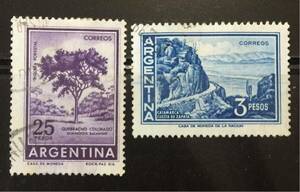  Argentina stamp * red *keblako*katama LUKA 1966 year 1967 year 