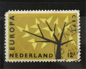オランダ切手★ 欧州郵便電気通信主管庁会議 (木)1962年
