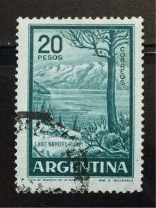  Argentina stamp *na well *wapi lake 1960 year 