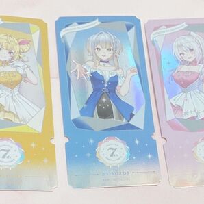 にじさんじ チケ風カード 7周年ストア