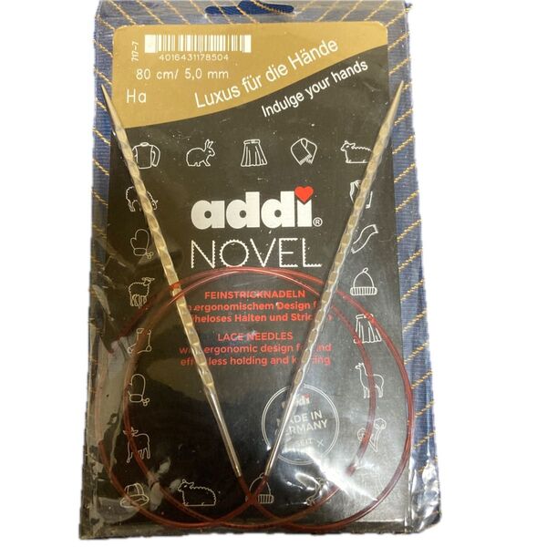 addi NOVEL 輪針 80cm 5.0mm