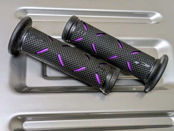 PROGRIP プログリップ ハードゲル エンド貫通タイプ ブラック/パープル