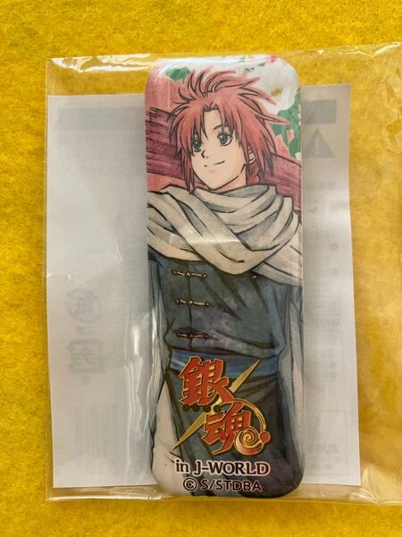 銀魂 神威 J-WORLD 花鳥風月 ロングスクエア缶バッジ