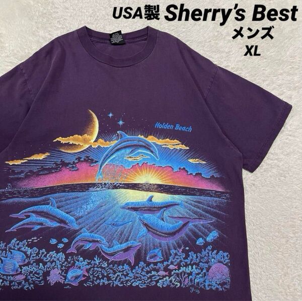 USA製 Sherrys Holden Beach Tシャツ メンズ XL