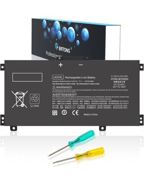互換LK03XL L09049-1B1 ラップトップ バッテリー for HP Envy X360 15-cn0000cn