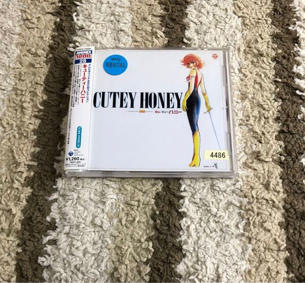 キューティーハニー テレビオリジナルBGMコレクション ANIMEX1200 28 渡辺岳夫 前川陽子 レンタル落ち CD 永井豪