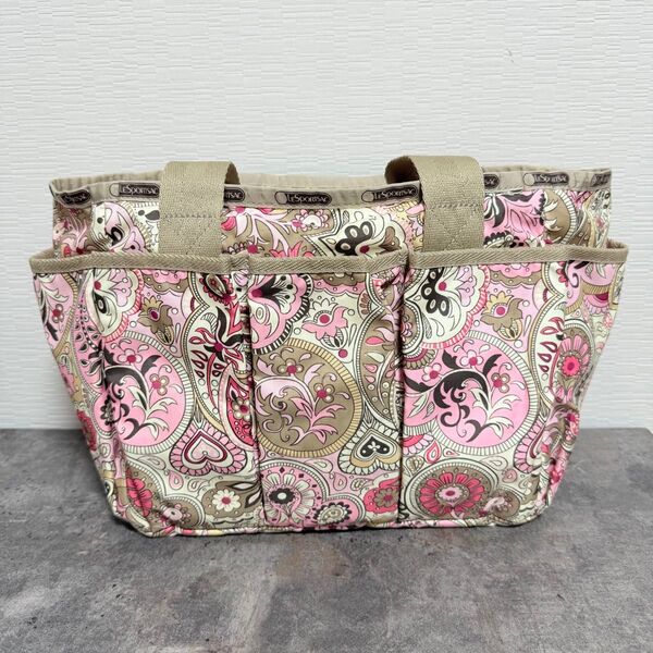 LeSportsac レスポートサック ミニボストン ペイズリー