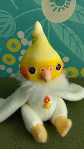 創作人形 オカメインコ ルチノー
