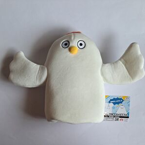 タグ付き はじめまして松尾です ぬいぐるみパペット にわとり