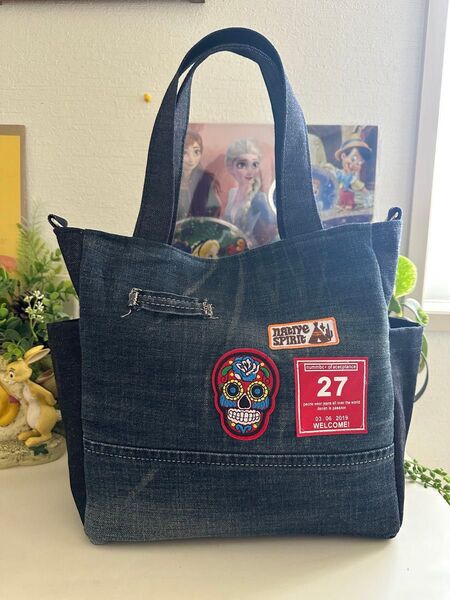 デニムバック ハンドメイド12