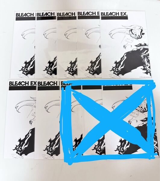 原画展BLEACH EX. オリジナルブロマイド黒崎一護(虚)7枚セット