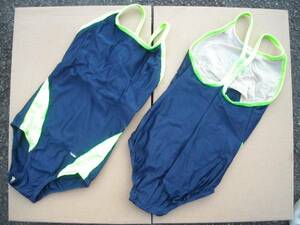 送料当方負担！腰緑3L カンコー製 女子スクール水着(競泳用かも？) 3Lサイズ 実質即決の商品画像