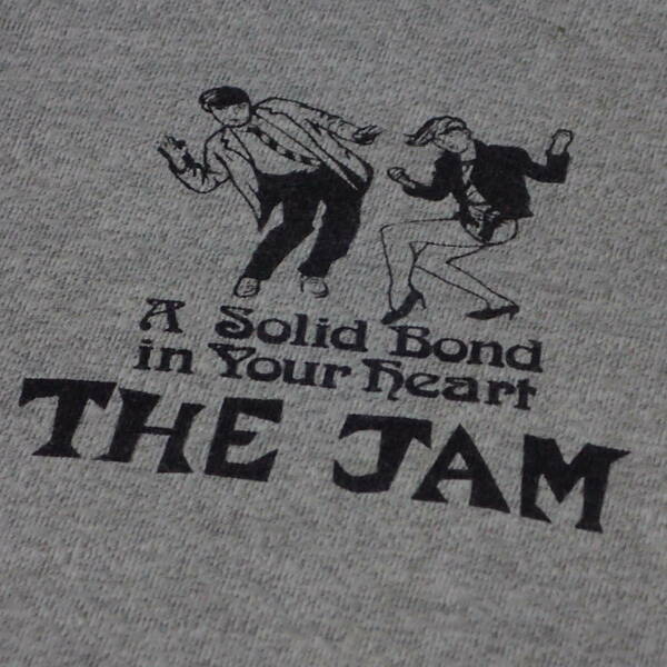 ■ 80s THE JAM Vintage T-shirt ■ ジャム ヴィンテージ Tシャツ 灰 コッポリ M 当時物 本物 バンドT ロックT paul weller