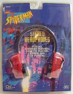 OM14 Spider-Man SPIDER-MAN headphone stereo headphone 1996 year MGAma- bell 