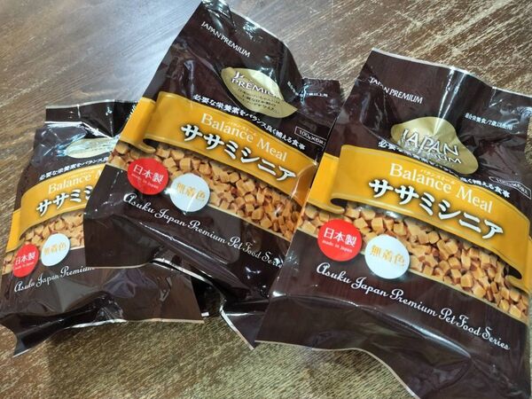 JAPAN PREMIUM Balance Meal ササミシニア 100×6袋入 3袋 日本製 7歳以上用 無着色 ペットフード