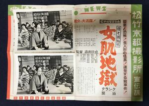 松竹　邦画『伝七捕物帖　女肌地獄』1959年公開　監督＝酒井欣也　当時物資料　スチール写真