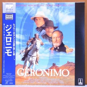 * Geronimo obi equipped Western films movie laser disk LD *