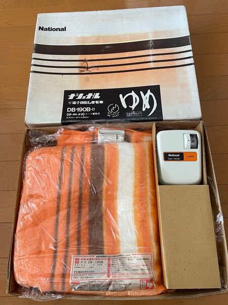 National 電子頭脳しき毛布 DB-190B-D オレンジ