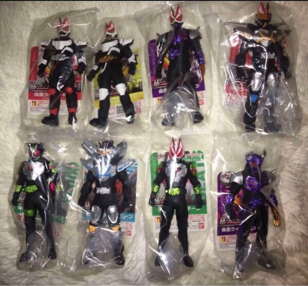 ライダーヒーローシリーズ ソフビ 仮面ライダー8体セット ギーツ タイクーン