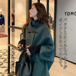 【ラスト1点】コートグリーンXL おしゃれ アウター グリーン 長袖