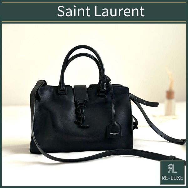 SAINT LAURENT サンローラン ベイビーカバス2WAY ハンドバッグ ショルダーバッグ_A250128-100