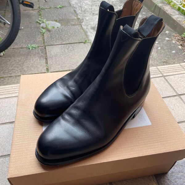 J.M. WESTON サイドゴアブーツ 黒 6/E 705