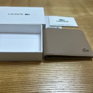 ラコステ 二つ折り財布 3月10日一粒万倍日までに