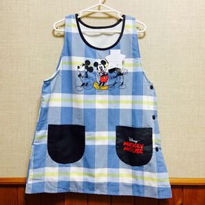 ディズニー ミッキー 裏ボア エプロン