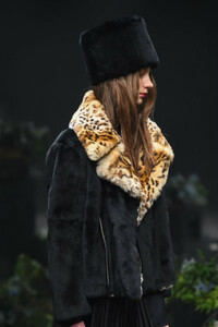 美品 CHRISTIAN DADA クリスチャンダダ FUR RUSSIAN HAT ロシアンハット 15W-D-1314 BLACK