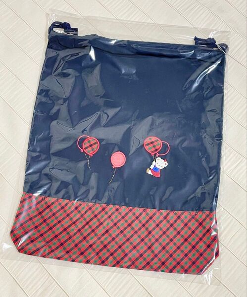 新品 ファミリア 巾着 レッド