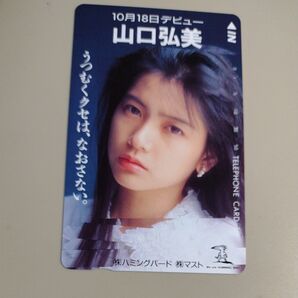 山口弘美 テレホンカードテレカ
