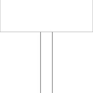 シンプル立札看板 「番号数字20(青)」駐車場 屋外可(面板 約H45.5cmxW30cm)全長1m