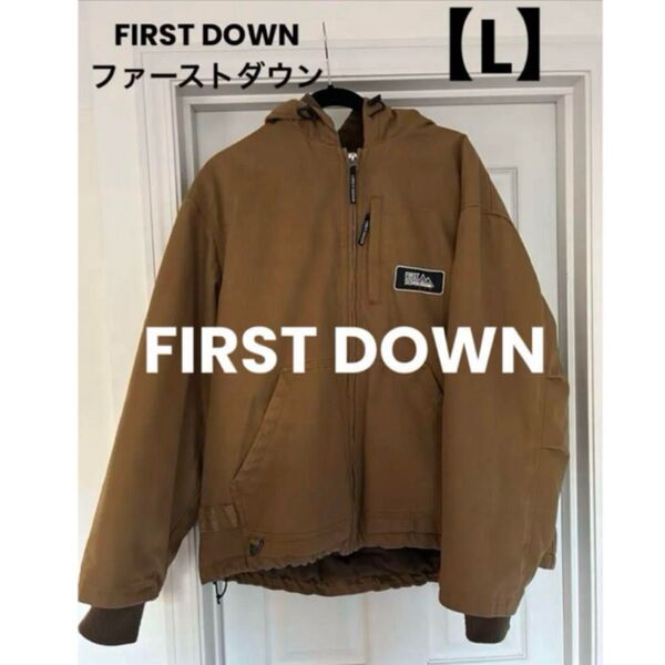 FIRST DOWN ファーストダウン フード ブルゾン デトロイト ジャケット