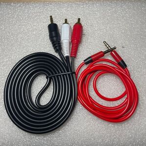 【未使用品】RCAコード+ミニピンジャックのセット!!!