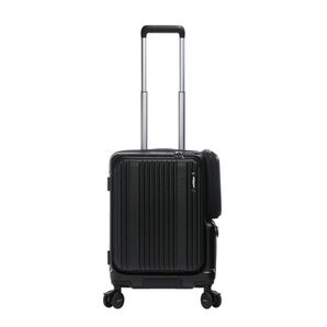 BERMAS スーツケース 60526|35L 機内持ち込み可|前開き・サイドポケット付き|