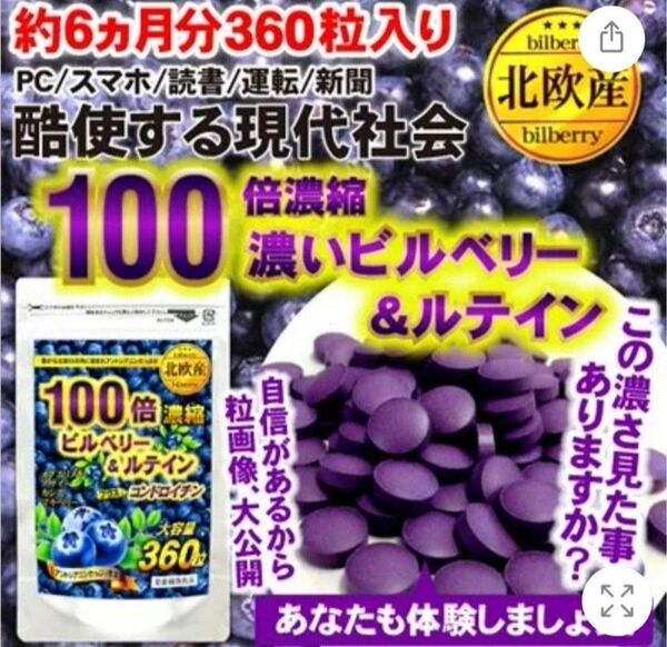 ビルベリー ルテイン アサイー マキベリー コンドロイチン サプリ 6ヵ月分