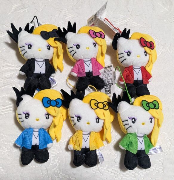 サンリオ yoshikitty ヨシキティ ぬいぐるみ マスコット ストラップ 全6種セット 新品