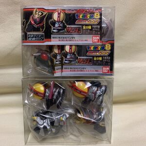 仮面ライダー555ファイズ［ソフビコレクション8・全8種類セット］2002年・当事物［未使用コレクション保管品］現状現品渡し