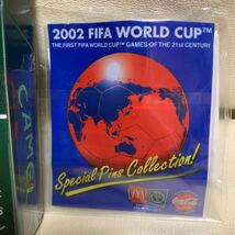 コカコーラ　マクドナルド［2002年サッカーワールドカップ記念ピンバッチ］非売品［未開封コレクション保管品・現状現品渡し］_画像2