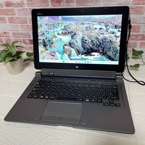 ★ 高解像度タッチパネル美品SSD128GB★Q665/M カメラ Bluetooth Win11 Office ノートPC338
