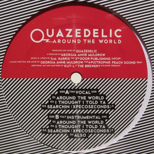 新品未使用 Quazedelic / Around The World 12inchレコード　送料無料 (0794)