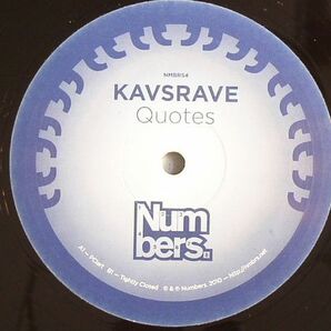 新品未使用 Kavsrave/Quotes - 12inchレコード　送料無料 (0527)