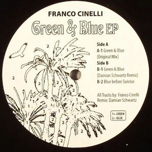 新品未使用 Franco Cinelli / Green & Blue 12inchレコード　送料無料 (0296)