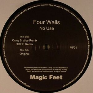 新品未使用 Four Walls/No Use-inc.Craig Bratley&OOFT! Remixes- 12inchレコード　送料無料 (0323)