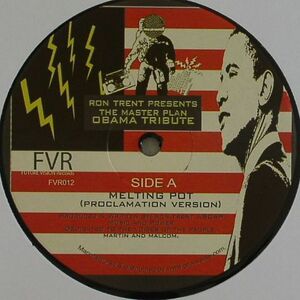 新品未使用 Ron Trent presents / THE MASTER PLAN -Obama Tribute- 12inchレコード　送料無料 (0601)
