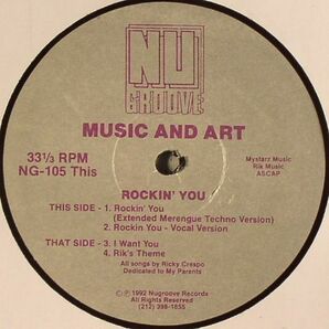 新品未使用 Music & Art / Rockin' You　 12inchレコード　送料無料 (0613)