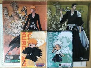 ブリーチ 　BLEACH　一番くじ F賞　A４クリアファイル２枚＋A６ステッカー２枚　＋ミニクリアファイル２枚　クリアファイル (Z 5275)