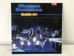 ★【希少見本盤・LPレコード】Modern Romance(モダン・ロマンス) BURN IT! (バーン・イット！)★RPL-8293